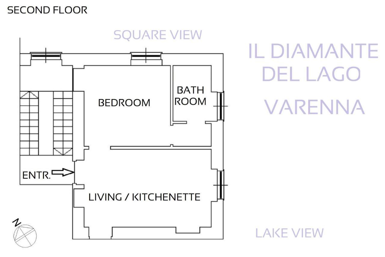 Il Diamante Del Lago Apartment Varenna Luaran gambar